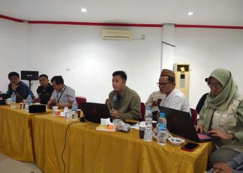 Rapat Pleno Terbuka Rekapitulasi Hasil Penghitungan Perolehan Suara Tingkat Kabupaten Bangka Selatan Pada Pemilu Tahun 2024