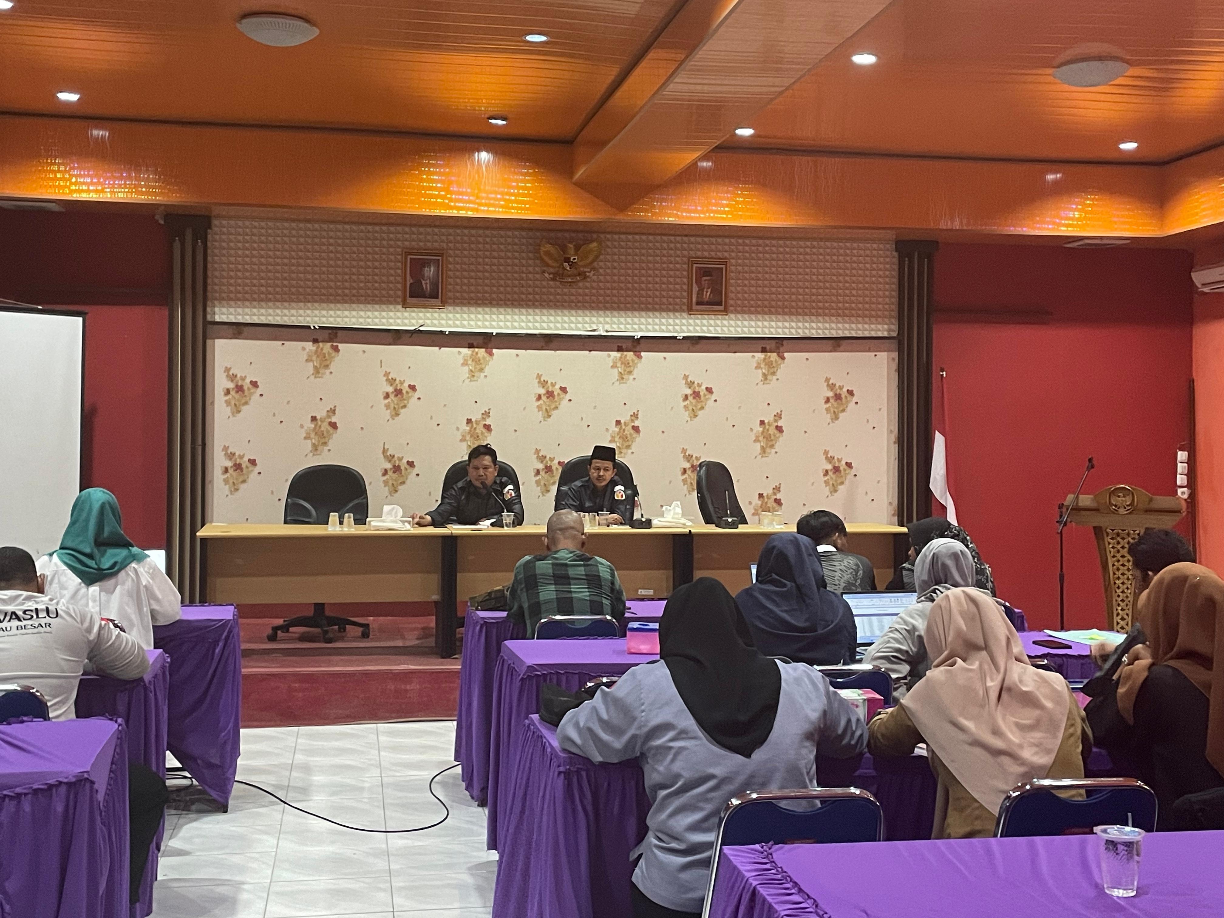 Rapat Teknis Pengelolaan Data Penanganan Pelanggaran Masa Kampanye Pemilu 2024