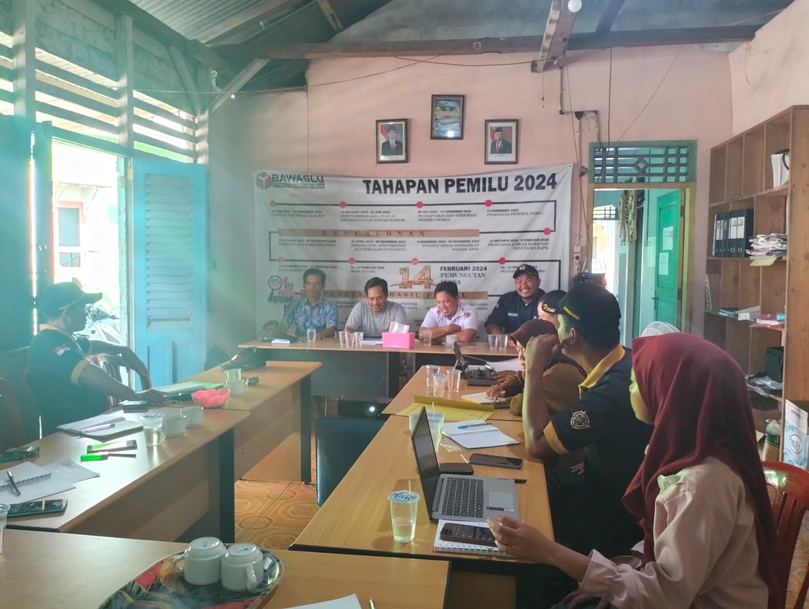 Bimtek Pengawas Kelurahan atau Desa di Panwascam Pulau Besar