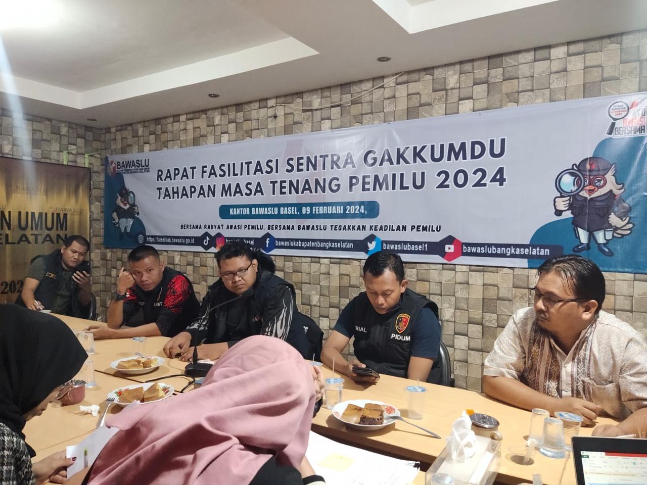 Rapat Sentra Gakkumdu Bawaslu Kabupaten Bangka Selatan