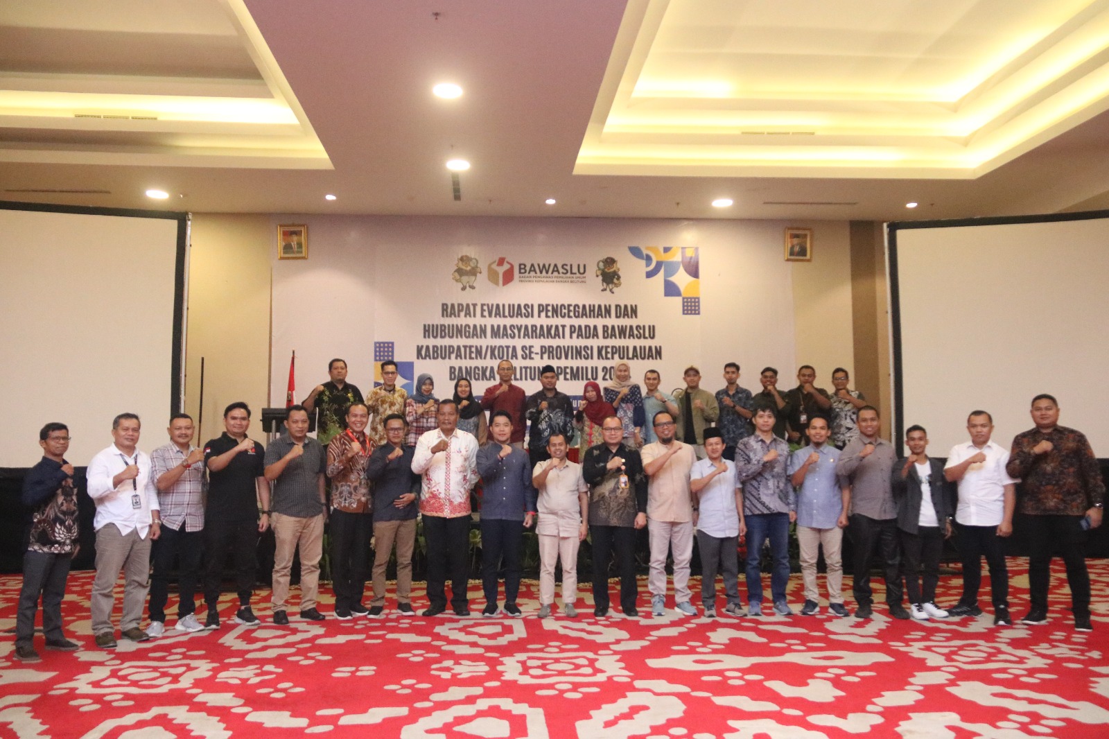 Bawaslu Kabupaten Bangka Selatan Hadiri Rapat Evaluasi Pencegahan dan Hubungan Masyarakat se-Provinsi Kepulauan Bangka Belitung  