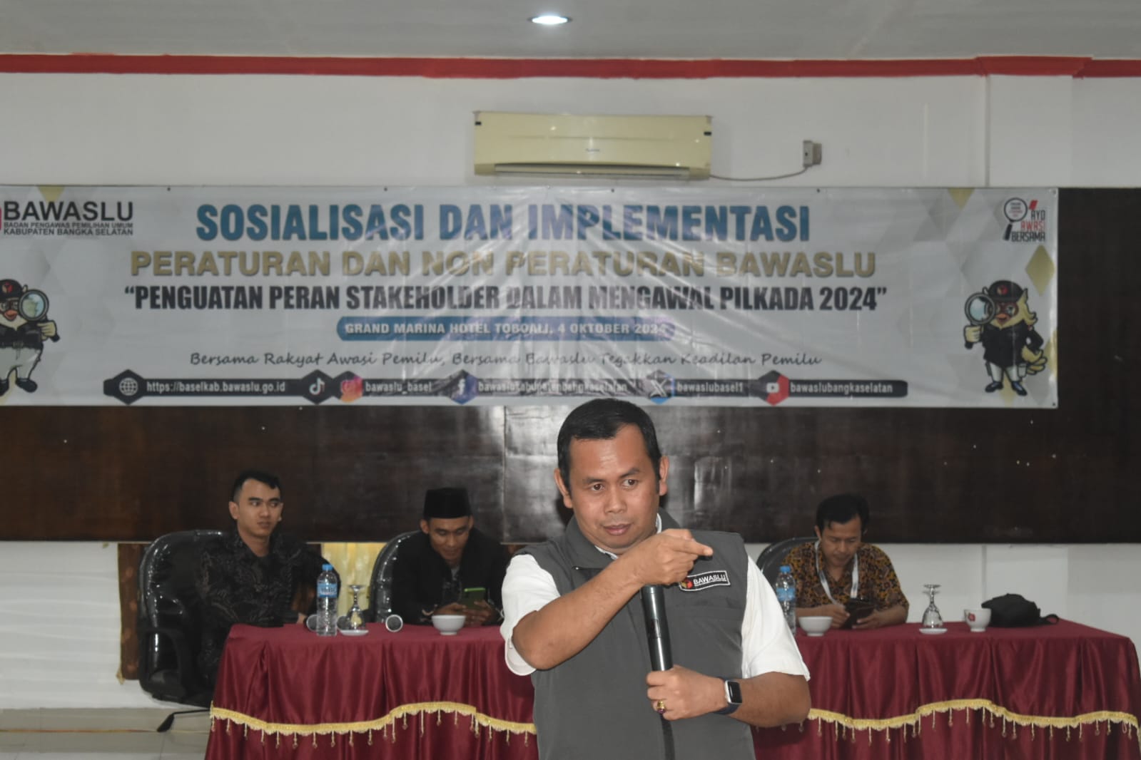 BAWASLU Bangka Selatan Perkenalkan JDIH: Inisiatif Penyebaran Produk Hukum kepada Kepala OPD dan Lurah