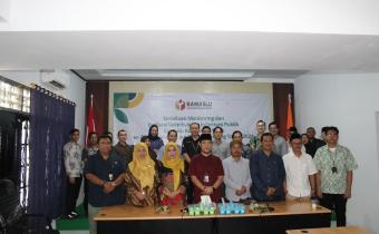Staf dan Komisioner Bawaslu Hadiri Sosialisasi Monitoring dan Evaluasi Keterbukaan Informasi Publik Bawaslu Kabupaten/Kota Se-Provinsi Kep. Bangka Belitung