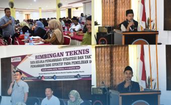 Bawaslu Bangka Selatan Gelar Bimbingan Teknis Tata Kelola Pengawasan Pemilihan 2024: Strategi dan Taktik Pengawasan Efektif untuk Pemilu yang Berintegritas