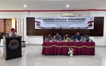 Optimalkan Pengawasan Pemilu 2024, Bawaslu Bangka Selatan Gelar Rakernis Evaluasi Pemutakhiran Daftar Pemilih dan Persiapan Pemungutan Suara