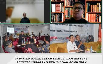Bawaslu Bangka Selatan Gelar Diskusi dan Refleksi Penyelenggaraan Pemilu: Perkuat Kelembagaan Demi Pemilu Berintegritas, Sinergis, dan Partisipatif